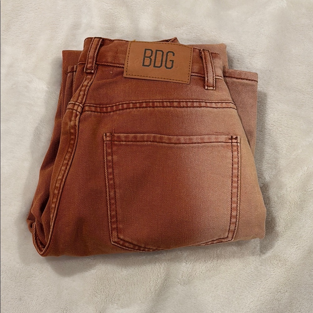 BDG Brown Jeans with Rich Denim Texture